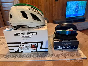Casco + occhiali Salice