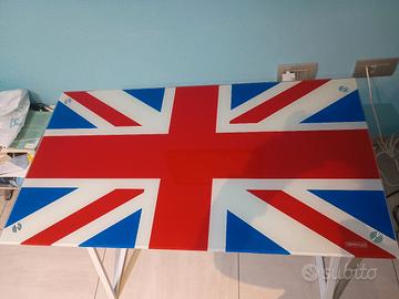 scrivania in vetro  90 x 50 + sedia in omaggio 