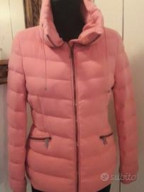 piumino bambina rosa vera piuma d oca