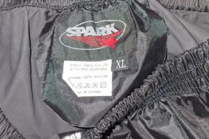 Pantaloni antipioggia per Moto Spark Taglia XL