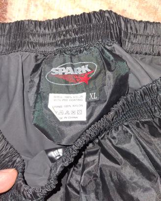 Pantaloni antipioggia per Moto Spark Taglia XL