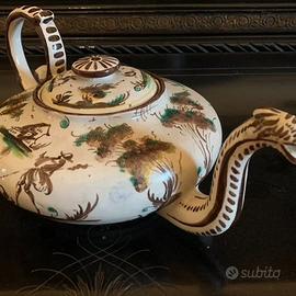 Teiera in maiolica dipinta a mano – Anni '50