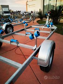 Carrello trasporto barche/gommoni 10q pronta cons