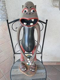 George Lilanga, scultura 63cm con autentica