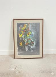 Dipinto natura morta florea firmato G. Cappi