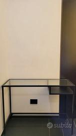 VITTSJÖ Tavolo per PC portatile - IKEA, nero/vetro