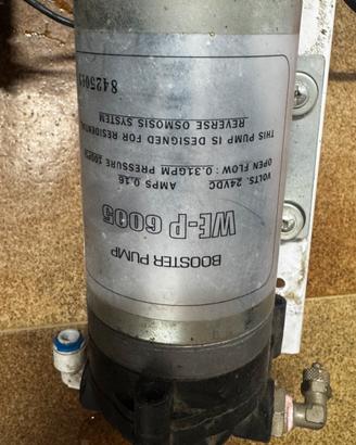 Pompa booster per impianti osmosi