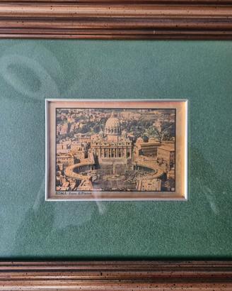Quadro in lamina d'oro 