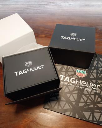 scatola Tag Heuer completa di tutto