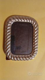 Cornice per foto in lamina d'argento