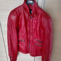 Giacca da moto donna in pelle