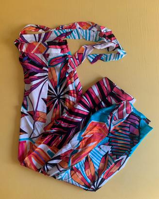 Desigual Pantaloni - Bianco Tropicale TG.S