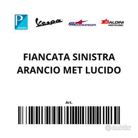 1B007050000A12- FIANCATA SINISTRA ARANCIO MET LUCI