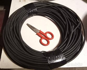 Cavo elettrico da 6 mm2 nero 45 m circa