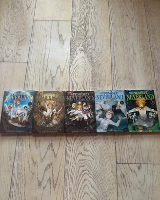Manga The promised neverland volumi da 1 a 5
