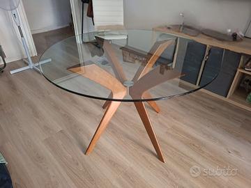 Tavolo in vetro 110 cm