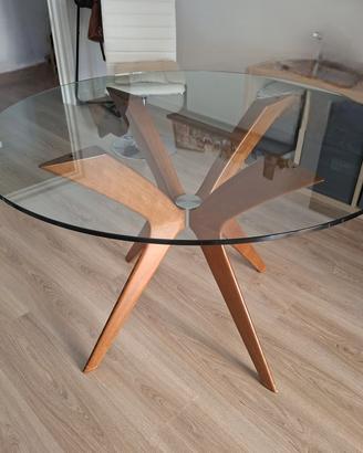 Tavolo in vetro 110 cm