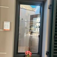 Finestra 1 anta Pvc Grigia bicolore