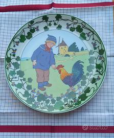 piatto decorativo in porcellana, Villeroy&Bach 