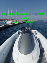 Restauro barche, gommoni e sup