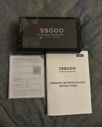 Autoradio android essgoo 7 - navigatore, GPS, wifi