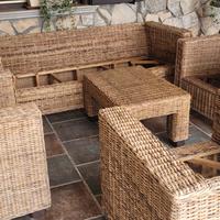 POLTRONCINE IN LEGNO DA ESTERNO COME NUOVE