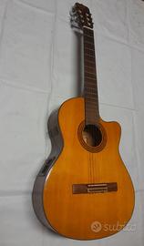 Chitarra elettrificata + cust. violino+accordatore