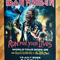 Poster "Iron Maiden" - Live in Padova (2025)