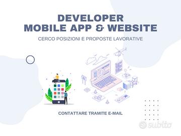 Sviluppatore Web - Mobile App Full-Stack - Sistemi