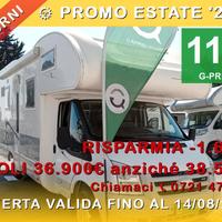 CAMPER RIMOR FORD MANSARDATO 7 POSTI DOPPIA DINETT