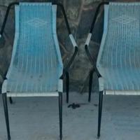 Sedie da giardino anni 70