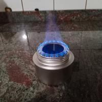 fornelletto ad alcool per campeggio