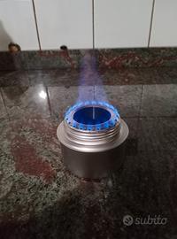 fornelletto ad alcool per campeggio