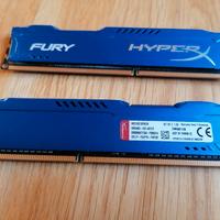 Kit RAM Kingston 8 Gb HyperX Fury