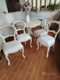 SEDIE SHABBY ANTICATE 