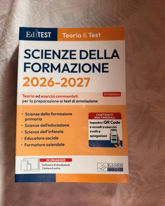 Manuali EdiTest Scienze della Formazione 2026/2027