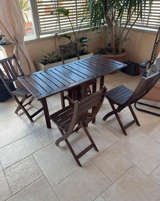 Set tavolo e 4 sedie ikea applaro