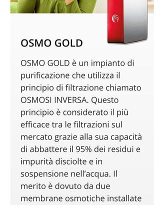 depuratore acqua ad osmosi 