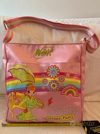 Borsa Winx + sacca rosa