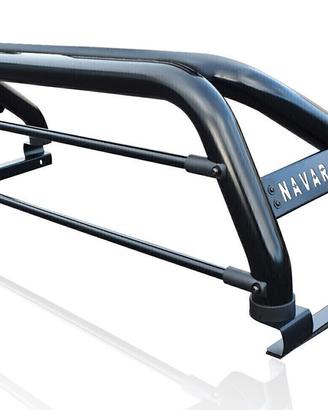 Nissan Navara D40 Roll bar nero protez.cabina