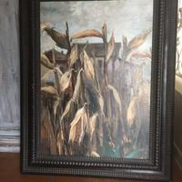 Quadro olio e cornice