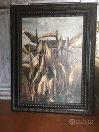 Quadro olio e cornice