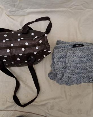 SET LIU JO WINTER – Sciarpa in maglia + Borsa