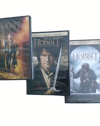 Lo Hobbit Trilogia Completa 5 DVD Nuovi Sigillati