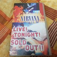 Film Vhs dei NIRVANA : LIVE! TONIGHT! SOLD!