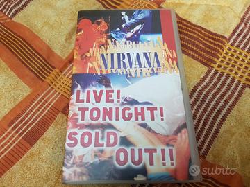 Film Vhs dei NIRVANA : LIVE! TONIGHT! SOLD!
