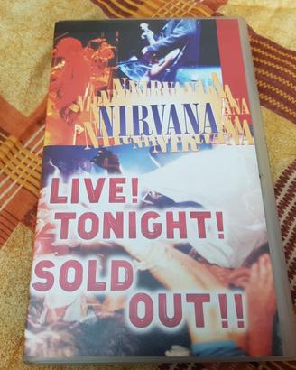 Film Vhs dei NIRVANA : LIVE! TONIGHT! SOLD!