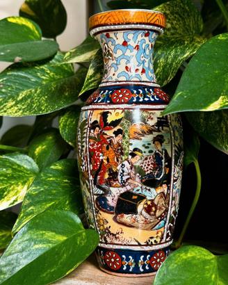 Vaso Giapponese Vintage “Satsuma Style” Anni 40