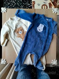 DUE PIGIAMINI NEONATO 3 - 6 MESI