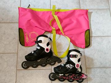 Pattini OXELO bambina con custodia